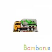 Трейлер инерц. с экскаватором, цвет в ассорт. 9303 в пласт. в кор.2*36шт | фото №0