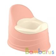 ГОРШОК ДЕТСКИЙ МУЗЫКАЛЬНЫЙ, ЦВЕТ СВЕТЛО-РОЗОВЫЙ, 390*310*305ММ в кор.4шт | фото №0