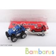 Трейлер инерц. с машинкой, цвет в ассорт. C3459 в пласт. в кор.24шт | фото №0