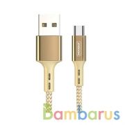 Дата-кабель Joyroom S-M351 ZHIYA Series Braided Data Cable,100cm (Type-C) (Золотой) | фото №0