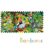 Коврик-пазл "Красная шапочка" 8 сегментов, каждый 31.5*31.5см в пак. ТМ "ИГРАЕМ ВМЕСТЕ" в кор.12шт | фото №0