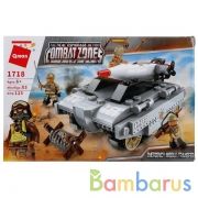 Конструктор пласт. боевая зона, с фигурками и аксесс., 123дет. в кор. в кор.64шт | фото №0