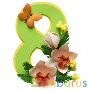 НАБОР ДЛЯ ТВОРЧЕСТВА ОТКРЫТКА "ВЕСНА" в кор.8шт | фото №0