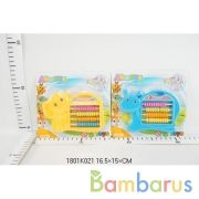 Счеты, цвет в ассорт. на карт. в кор.2*288шт | фото №0