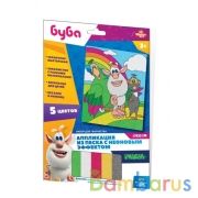 Набор д/детского тв-ва БУБА аппл-ция из песка, фреска неоновая,17*23 см МУЛЬТИ АРТ в кор.48шт | фото №0