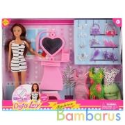 Кукла гнущаяся, с набором одежды, с мебелью, с аксесс., в ассорт. в кор. в кор.2*12шт | фото №0