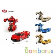 Машина металл. робот в ассорт. на блистере в кор.2*24шт | фото №0