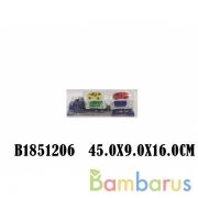 Автовоз инерц. с машинками в пласт. в кор.2*36шт | фото №0