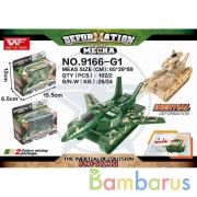 Машина военная, в ассорт. 9166-G1 в кор. в кор.2*96шт | фото №0