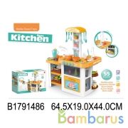 Набор игровой кухня на бат. с аксесс., в ассорт. 889-64 в кор. в кор.6шт | фото №0