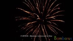 fr5024 BROCADE CROWN RED TO BLUE | фото №0