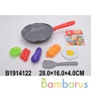 Набор посуды пластик, с продуктами в пак. в кор.2*144шт | фото №0