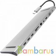USB-хаб Baseus для Macbook 11 in 1 Multi USB C for Surface Pro 6 Type C HUB to USB 3.0 / HDMI | фото №0
