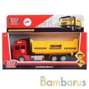 ТМ Технопарк. Машина металл. "САМОСВАЛ", длина 19см, инерц, подв. элем. в русс. кор. в кор.2*36шт | фото №0