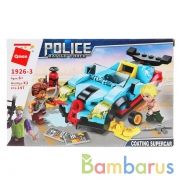 Конструктор пласт. машина с фигурками, 147дет. в кор. в кор.64шт | фото №0