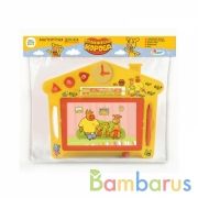 Доска для рисования Оранжевая корова магнитная, ч/б, 27*23см ИГРАЕМ ВМЕСТЕ в кор.3*32шт | фото №0