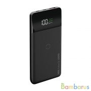 Внешний аккумулятор Deppa NRG Turbo Qi 10000 mAh, QC 3.0, Power Delivery 18W, Qi 10W (Черный) | фото №0