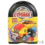 Конструктор "Город мастеров" стройка: самосвал 3в1, 32дет. в банке (русс. уп.) в кор.72шт | фото №0