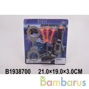 Набор полиция (пистолет+присоски+наручники) на карт. в кор.4*108шт | фото №0