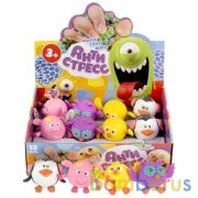 Игрушка антистресс "Играем вместе" животные и птицы, в ассорт. в дисплее уп-12шт в кор.12уп | фото №0
