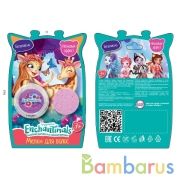 Косметика ДЛЯ ДЕВОЧЕК ЭНЧАНТИМАЛС мелки для волос неон эффек 3,5г фиол блис МИЛАЯ ЛЕДИ в кор.6*24шт | фото №0