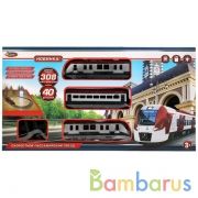 Железная дорога 308см на бат. со светом, с аксесс., в кор.,48*26*5см ТМ "ИГРАЕМ ВМЕСТЕ" в кор.2*12шт | фото №0