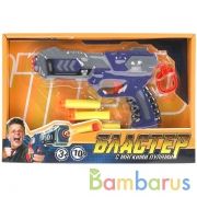 Бластер с мягкими пулями в кор. Играем вместе в кор.2*60шт | фото №0