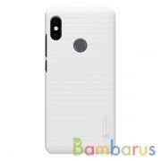 Чехол бампер NILLKIN Super Frosted Shield для Xiaomi Redmi Note 6 (White) | фото №0