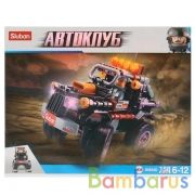 Конструктор пласт. машина с фигуркой, 158дет. в русс. кор. 23,7*18,9*4,5см в кор.60шт | фото №0