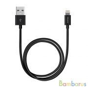 Дата-кабель USB - Lightning, MFI, 1.2м, черный, Deppa | фото №0