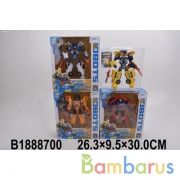 Робот-машина с аксесс., цвет в ассорт. DA-991 в кор. в кор.24шт | фото №0