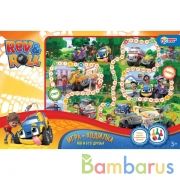 Рев и его друзья. Настольная игра-ходилка. Рев и Ролл. Умные игры в кор.20шт | фото №0