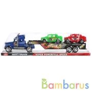 Трейлер инерц. с 2-мя машинками в пласт. в кор.2*30шт | фото №0