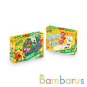 Набор с тестом для лепки и формочками Ми-ми-мишки печенье, 24 см МУЛЬТИ АРТ в кор.8шт | фото №0