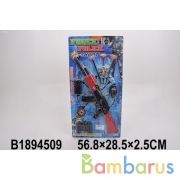 Набор полиция (пистолет с присосками + аксесс.) на карт. в кор.2*54шт | фото №0