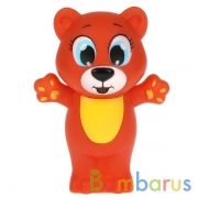 Игрушка для ванны мишка 9 см, в сетке, КАПИТОШКА в кор.2*240шт | фото №0