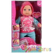 ПУПС ФУНКЦ ОЗВ, ТМ Карапуз, Настенька 30см, стихи и песня А.Барто, с интерактив. ложкой в кор.20шт | фото №0