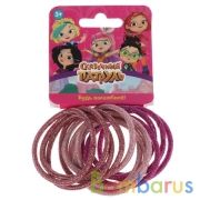Аксессуары д/девочек СКАЗОЧНЫЙ ПАТРУЛЬ резинки для волос, тонкие 12 шт МИЛАЯ ЛЕДИ уп-10шт в кор100уп | фото №0