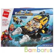 Конструктор пласт. батискаф с фигурками, 427дет. в кор. в кор.12шт | фото №0