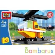 Конструктор ВЕРТОЛЕТ, 21 дет. Город мастеров в кор.2*40шт | фото №0