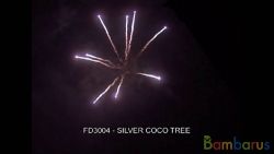 FD3004 (Шар 3") SILVER COCO TREE 3" | фото №0