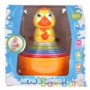 Игра обучающая пирамида, цвет в ассорт. в русс. кор. в кор.2*30шт | фото №0