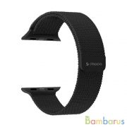 Ремешок Deppa Band Mesh для Apple Watch 38/40 mm, нержавеющая сталь (Черный) | фото №0