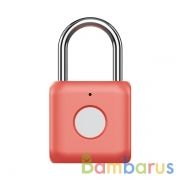 Замок со сканером отпечатков пальцев Xiaomi Uodi Smart fingerprint lock padlock Kitty YD-K1 Red | фото №0