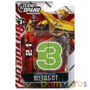 Робот трансформирующийся в цифру 3, 17,5*12*2,5см ТЕХНОДРАЙВ в кор.180шт | фото №0