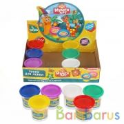 НАБОР "ТЕСТО ДЛЯ ЛЕПКИ" "MULTIART" 100 ГР. В ПЛАСТ. СТАКАНЕ В ДИСПЛЕЕ УП-12ШТ в кор.12уп | фото №0