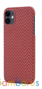 Чехол Pitaka MagEZ Case для iPhone 11, зигзаг (Красный) | фото №0