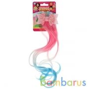 Аксесс д/девочек СКАЗОЧНЫЙ ПАТРУЛЬ прядь волос на заколке (роз/голубой) МИЛАЯ ЛЕДИ уп-10шт в кор50уп | фото №0