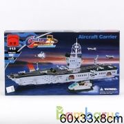 Конструктор пласт. авианосец с фигурками и аксесс., 990дет. в кор. 60*35см в кор.8шт | фото №0