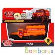 МАШИНА "ТЕХНОПАРК" МЕТАЛЛ. ИНЕРЦ. УРАЛ 12СМ, ОТКРЫВ. ДВЕРИ, СЪЕМН. ТЕНТ В РУСС. КОР. в кор.2*24шт | фото №0
